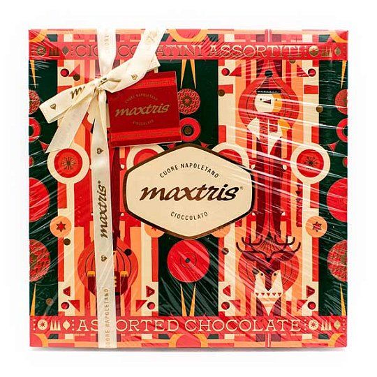 Ассорти из трех пралине MAXTRIS, 500 г (новогодняя корт/кор)