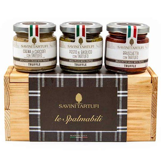 Набор соусов LE SPALMABILI (артишоки, песто, брускетта), SAVINI TARTUFI