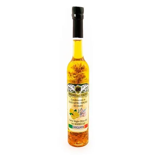 Заправка GRIGLIATA на основе оливкового масла, Regno degli Ulivi, 100 мл (ст/бут)