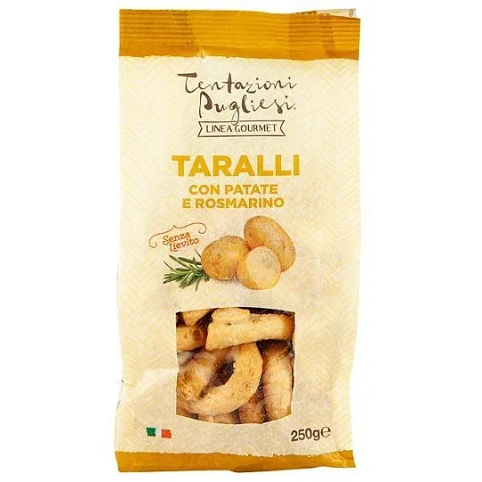 Таралли с картофелем и розмарином Linea Gourmet, Tentazioni Pugliesi, 250 г
