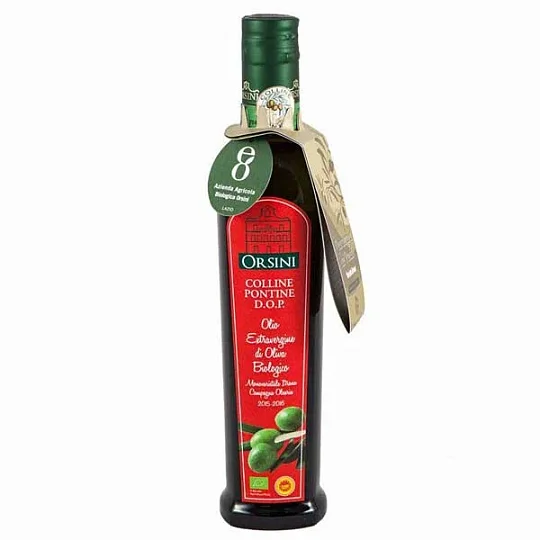 Титулованное масло Orsini COLLINE PONTINE DOP БИО, стекло, 500 мл