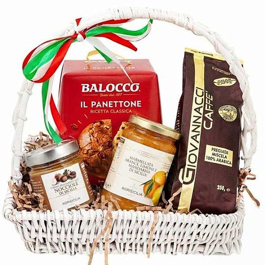 Подарочный набор Sicilia в корзине