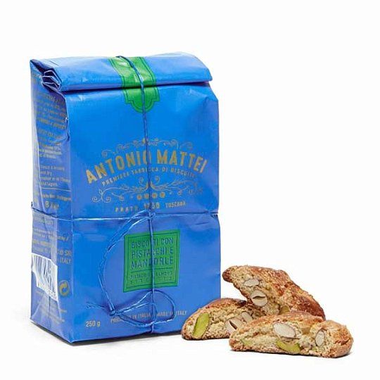 Кантуччи с фисташками и миндалем из Прато, ANTONIO MATTEI, 250 г