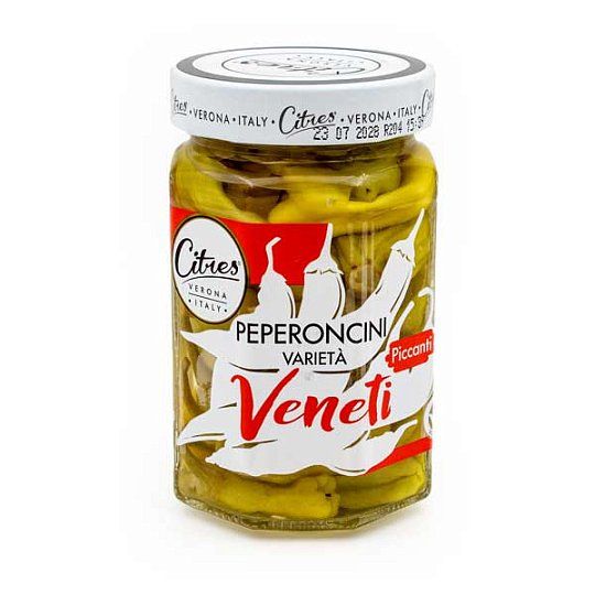 Перчики острые Венети, CITRES,260 г (ст/б)