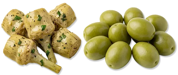 Оливки и закуски
