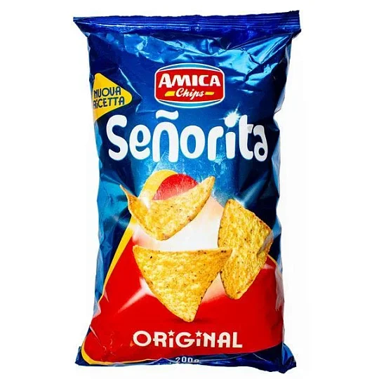 Чипсы кукурузные классические Senorita Amica chips, 200 г
