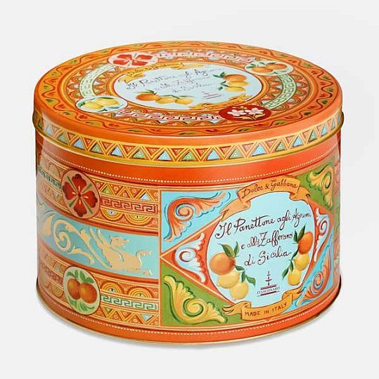Панеттоне с сицилийскими цитрусовыми цукатами и шафраном DOLCE&GABBANA, 1 кг
