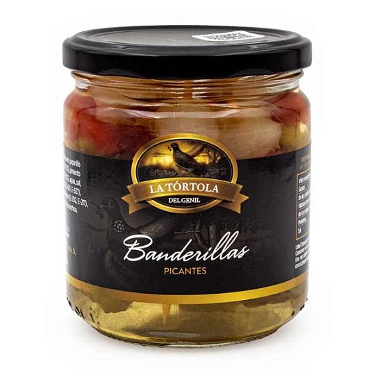 Бандерильяс,острые овощи, La Tortola, 370 г (ст/б) 
