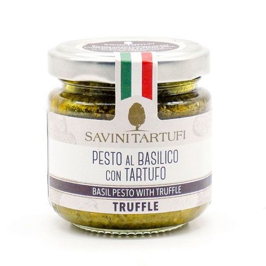 Соус Песто из базилика с трюфелем SAVINI TARTUFI, 90 г (ст/б)																							
