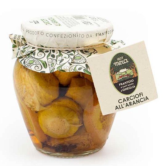 Артишоки Экстра с апельсином в оливковом масле, SANTAGATA, 290 г (ст/б)