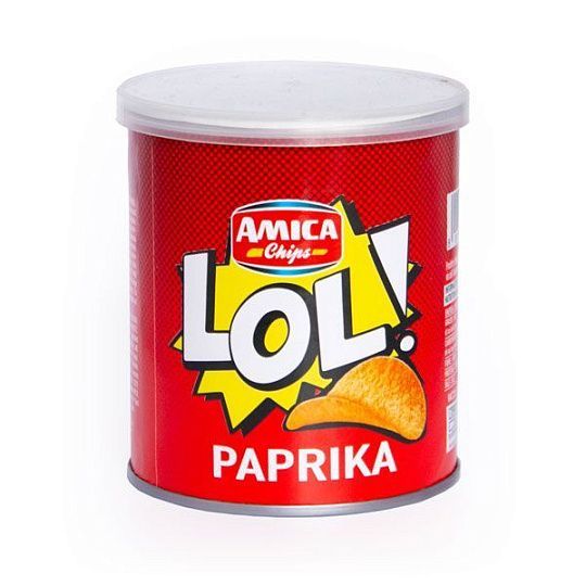 Чипсы картофельные со вкусом паприки LOL Amica Chips, 45 г