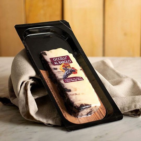 Сыр из коровьего и овечьего молока c вином Бароло DOCG, Occelli, 80 г