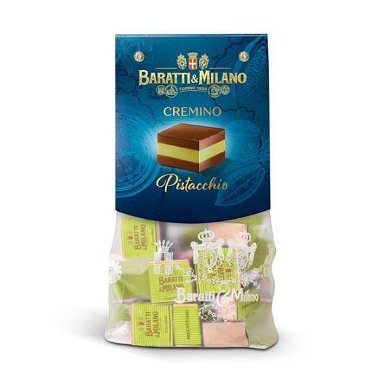 Пралине фисташковые 4362, BARATTI&MILANO, 200 г (пл/пак) 