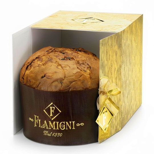 Панеттоне Milano сизюмом и цукатами, в подарочной коробке Flamigni, 1 кг