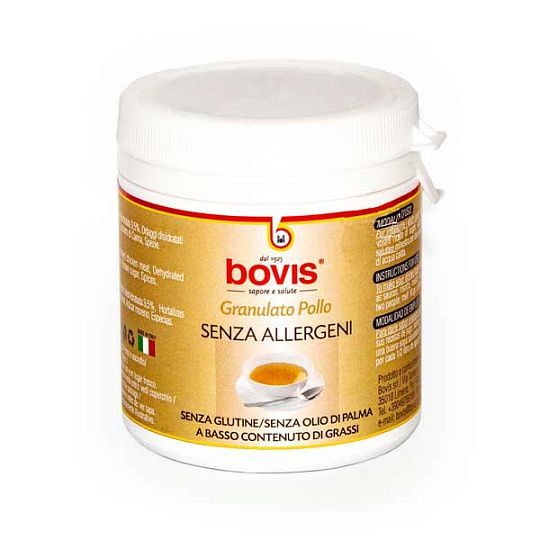 Бульон куриный гранулированный без аллергенов, BOVIS, 090 г (пл/б)