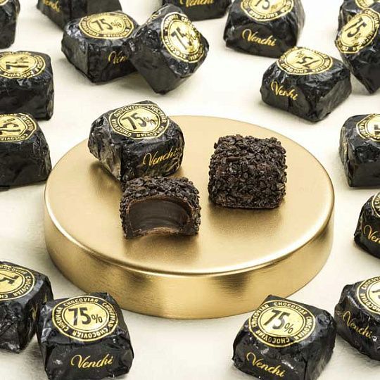 Конфеты из горького шоколада 75% CHOCOVIAR SELECTION, VENCHI, весовые