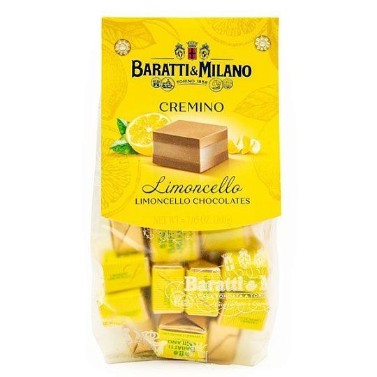Пралине с ликером Лимончелло 4363, BARATTI&MILANO, 200 г (пл/пак)