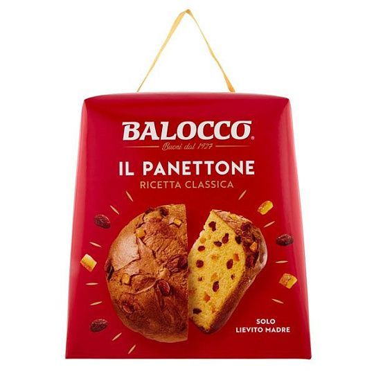 Панеттоне Balocco, 500 г (красная картонная коробка)