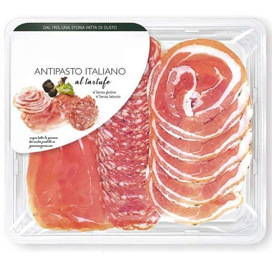 Antipasto Italiano al Tartufo, нарезка в заводской упаковке, 120 г