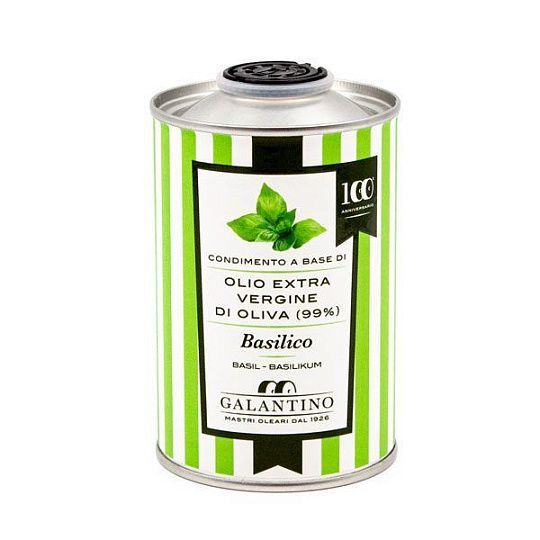 Оливковое масло с базиликом Galantino, design pack, 250 мл