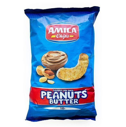 Кукурузные палочки со вкусом арахисового масла Amica Chips, 100 г