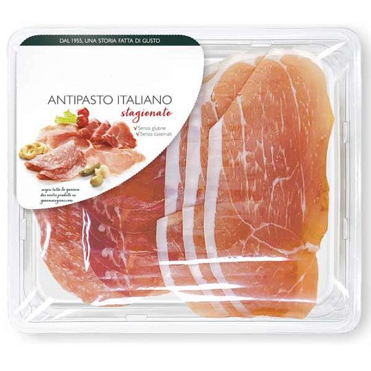 Antipasto Italiano Stagionato, нарезка в заводской упаковке, 120 г